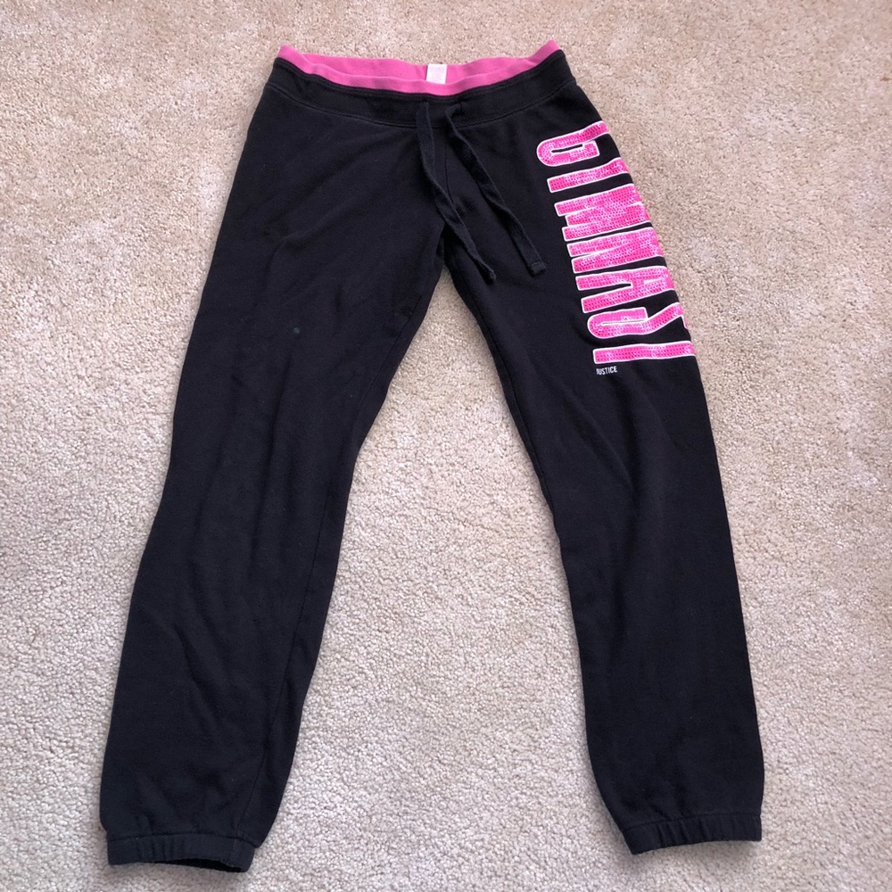 Justice sweatpants